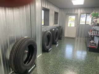 Generic tires truck service photograph