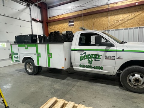 Generic mechanic truck service photograph